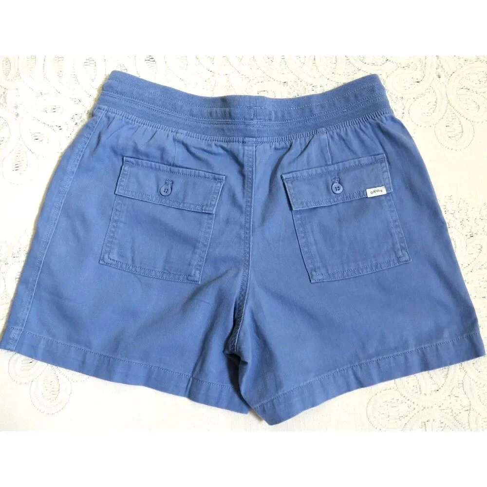 Orvis Women's Relaxed Drawstring Shorts Sky Blue Small  EUC - Picture 2 of 11